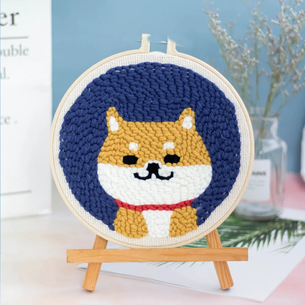 135x50cm Cotton Monks Cloth Punch Needle Needlework DIY Embroidery Fabric