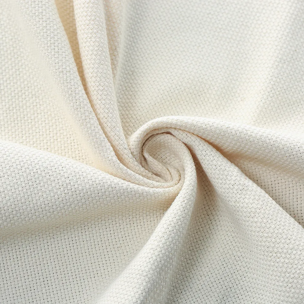 135x50cm Cotton Monks Cloth Punch Needle Needlework DIY Embroidery Fabric
