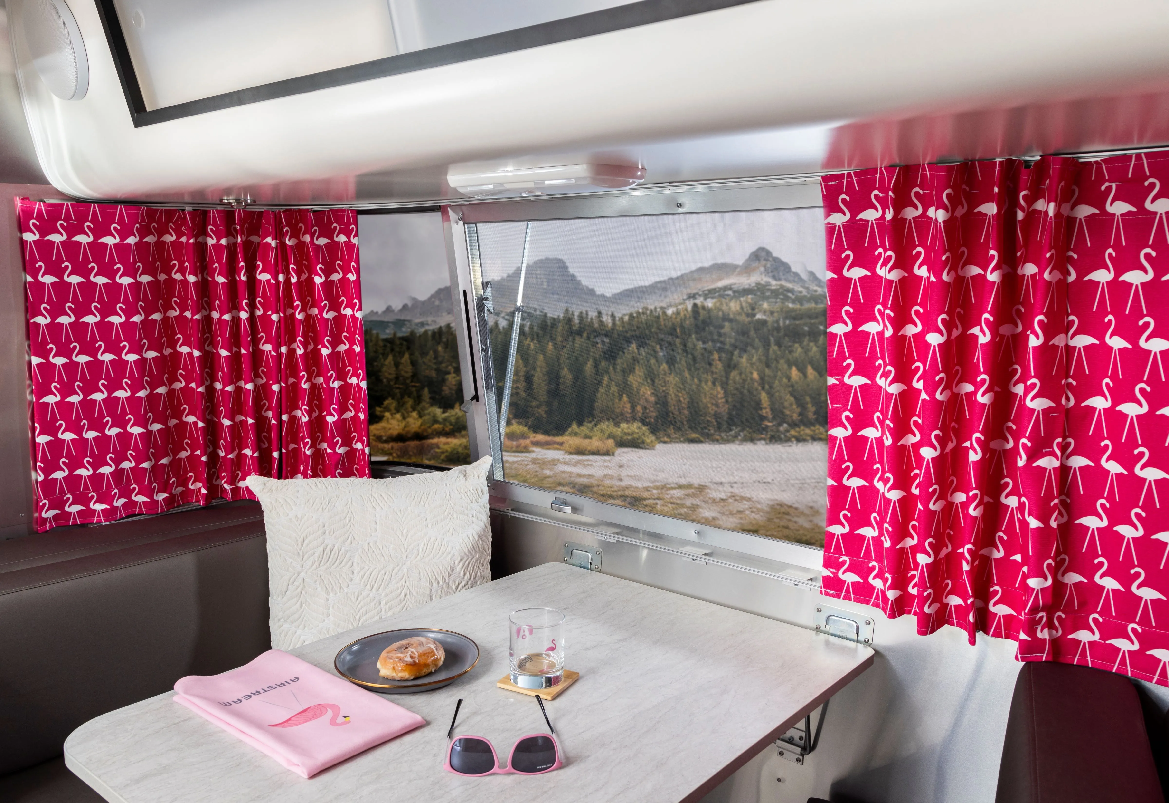 Airstream Printed Custom Curtains for Victorinox Travel Trailers