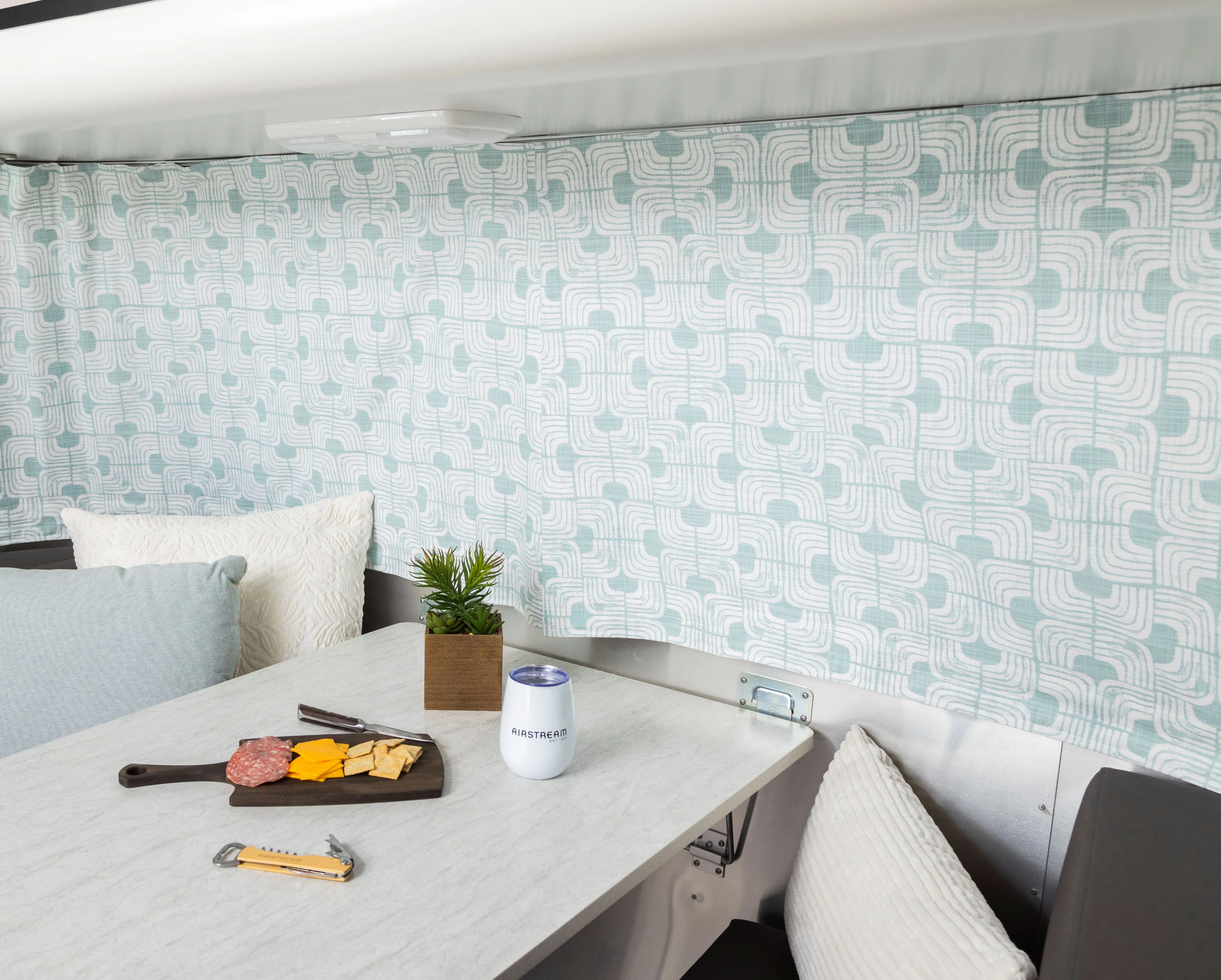 Airstream Printed Custom Curtains for Victorinox Travel Trailers
