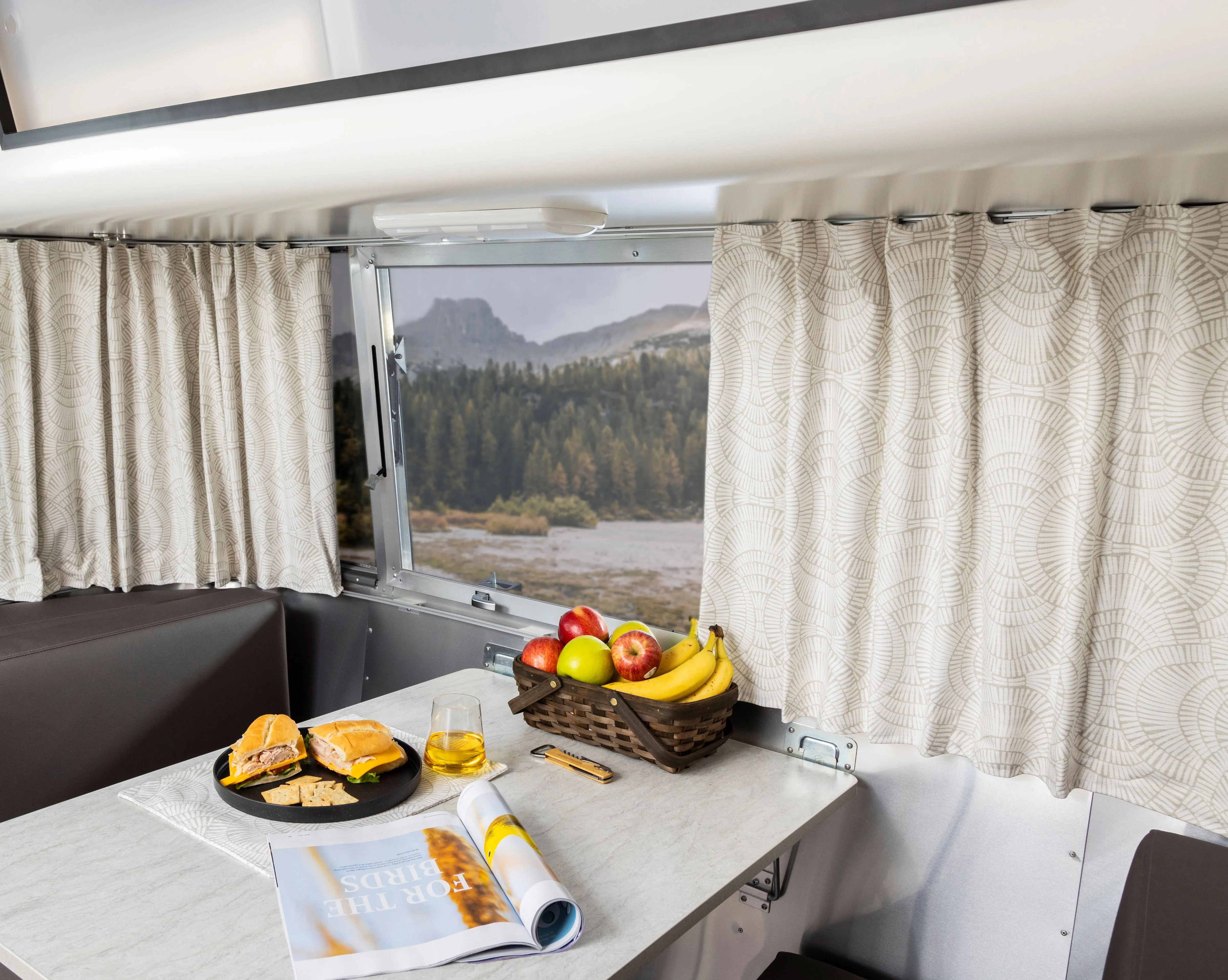 Airstream Printed Custom Curtains for Victorinox Travel Trailers