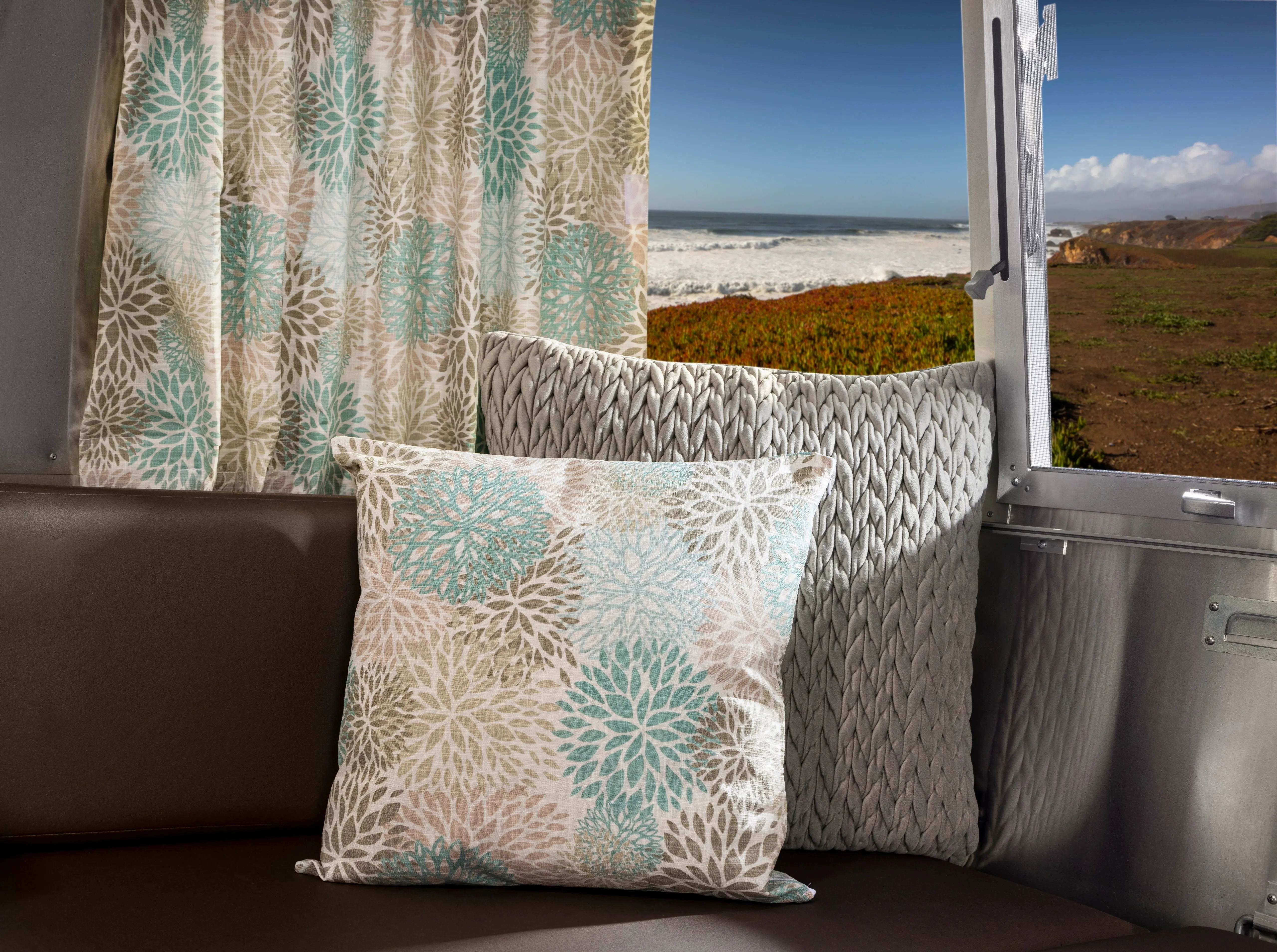 Airstream Printed Custom Curtains for Victorinox Travel Trailers