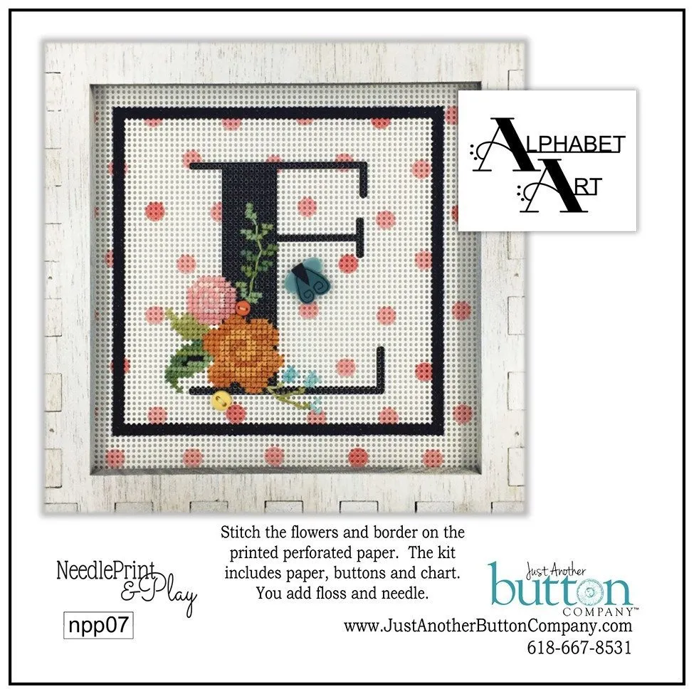 Alphabet E Perforated Paper Kit