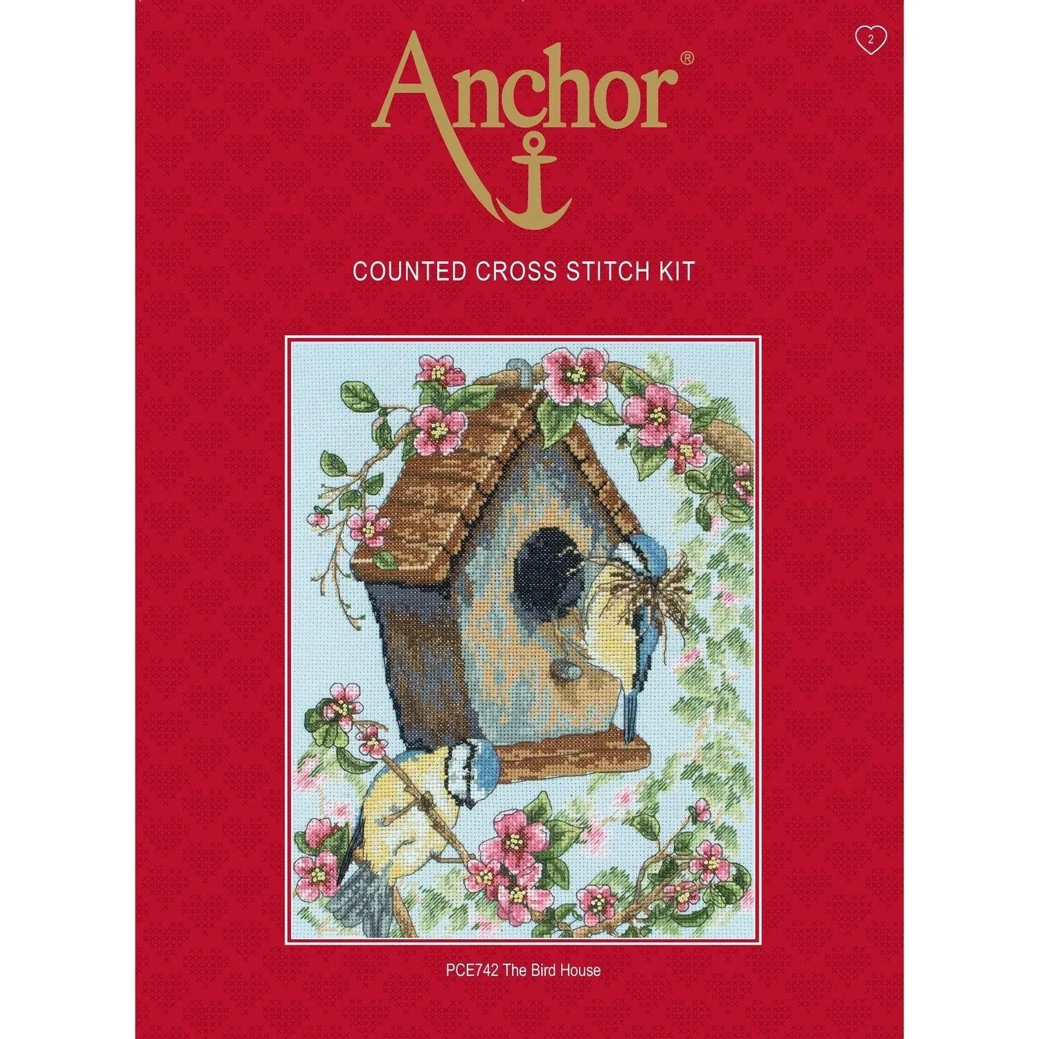 Anchor Essentials Cross Stitch Kit - PCE742, The Bird House