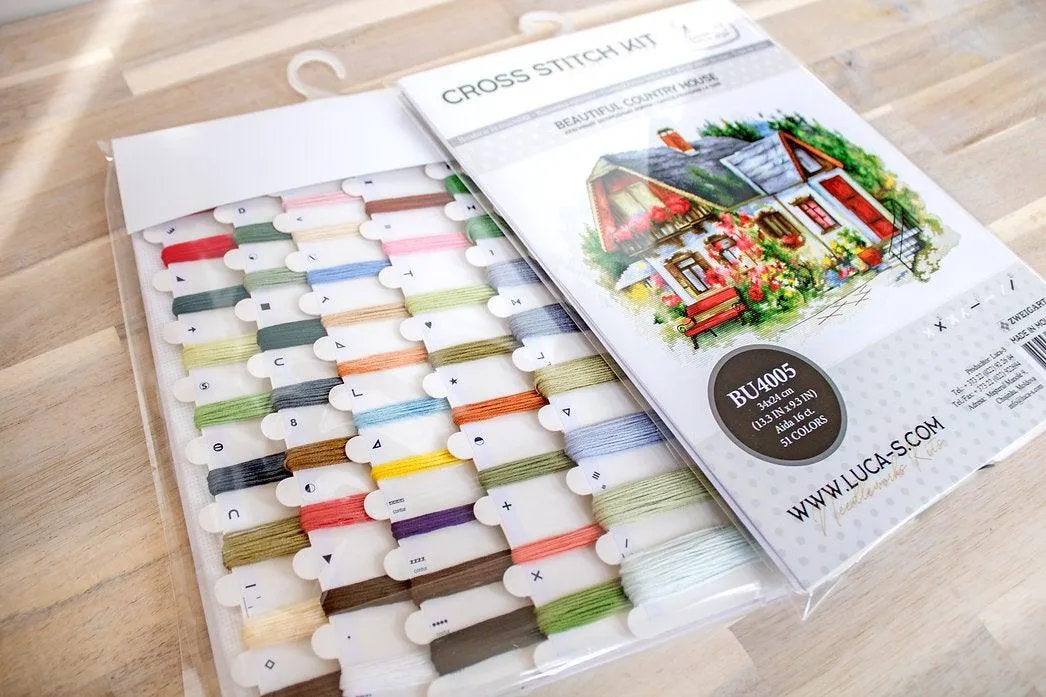 Beautiful Country House BU4005L Counted Cross-Stitch Kit