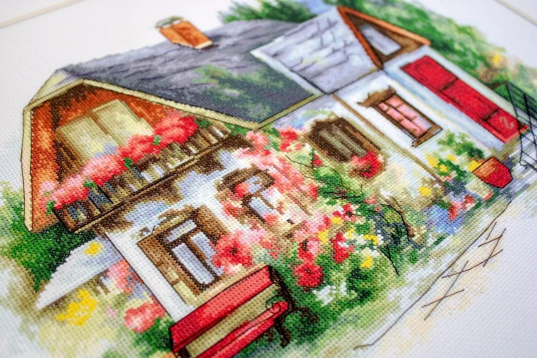 Beautiful Country House BU4005L Counted Cross-Stitch Kit