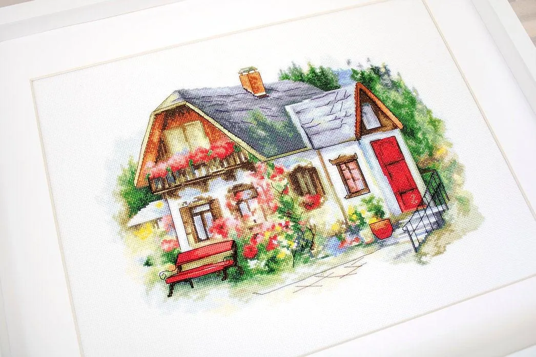 Beautiful Country House BU4005L Counted Cross-Stitch Kit