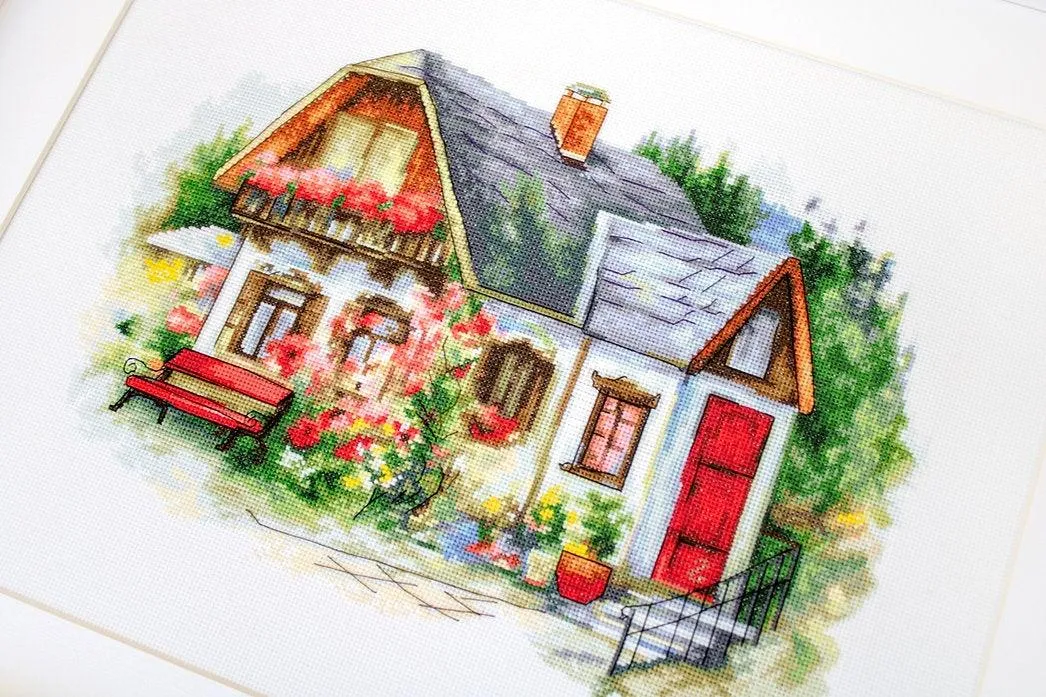 Beautiful Country House BU4005L Counted Cross-Stitch Kit