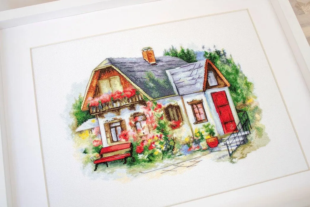 Beautiful Country House BU4005L Counted Cross-Stitch Kit