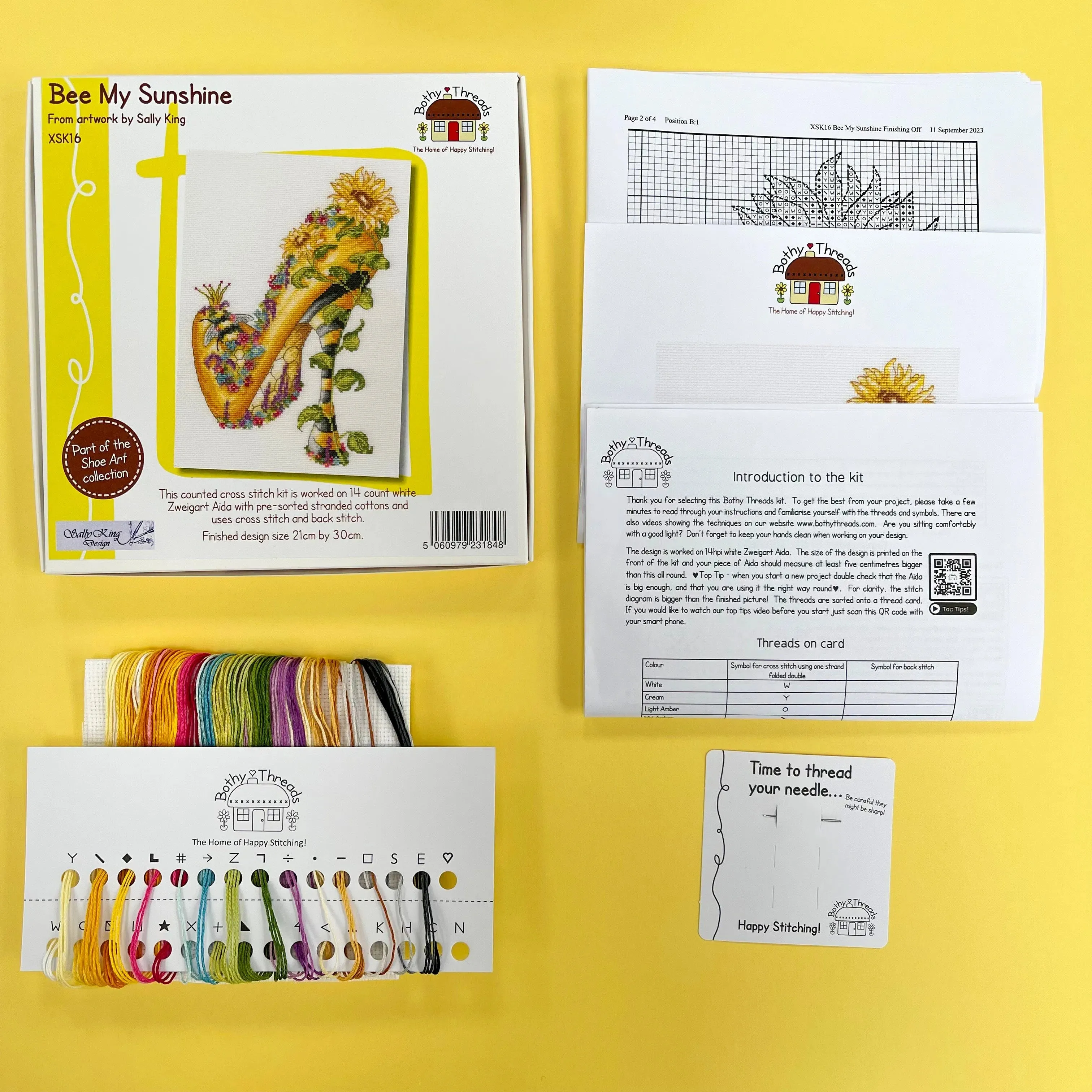 Bee My Sunshine XSK16 Counted Cross Stitch Kit