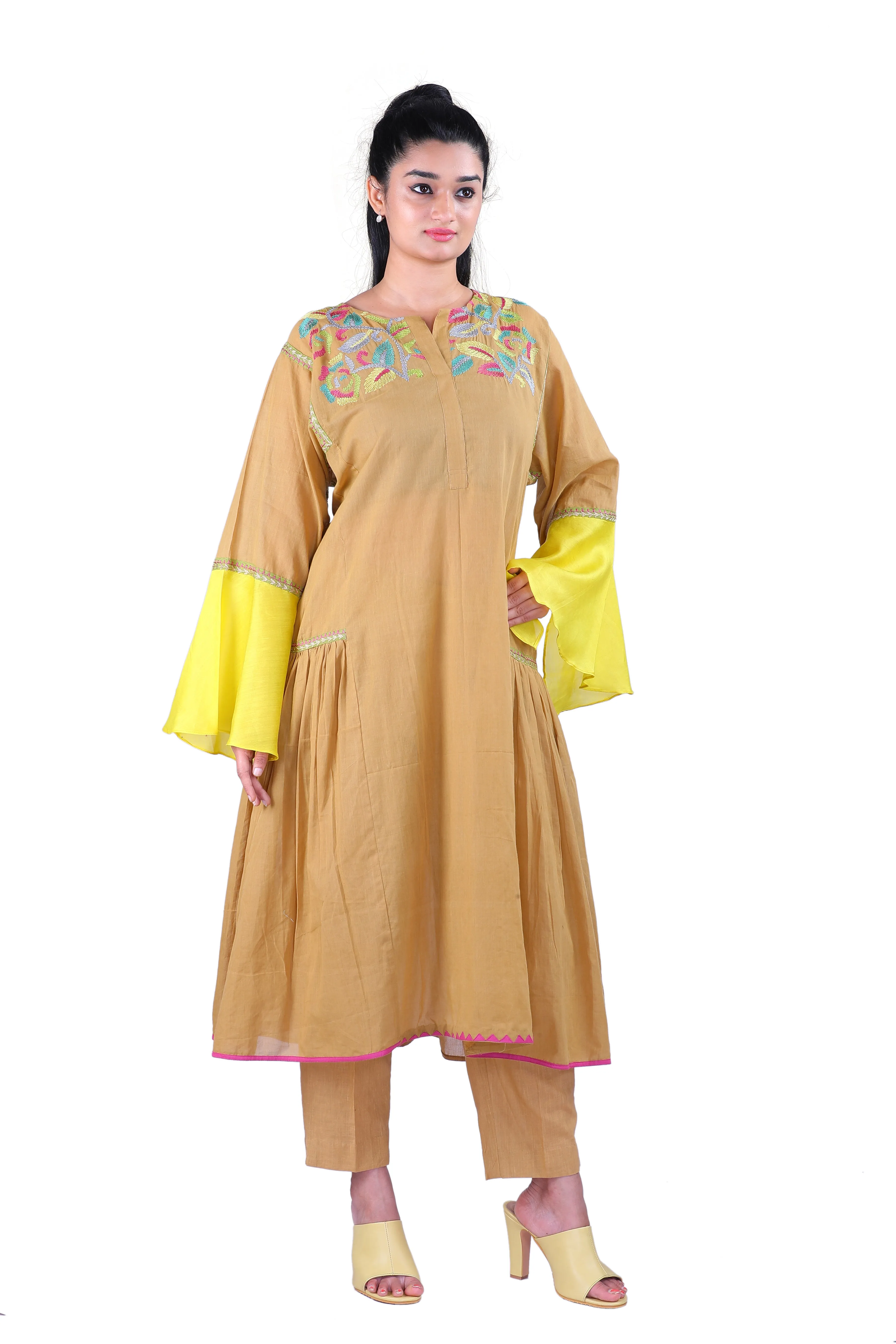 Beige kurta