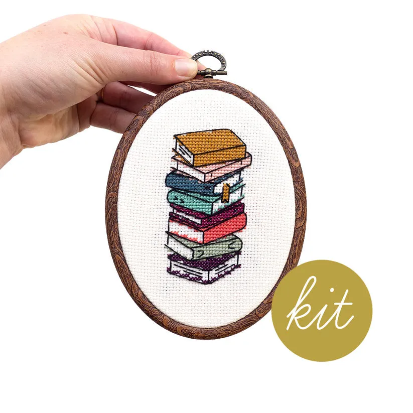 Bibliophilia 4"x5.5" Cross Stitch Kit