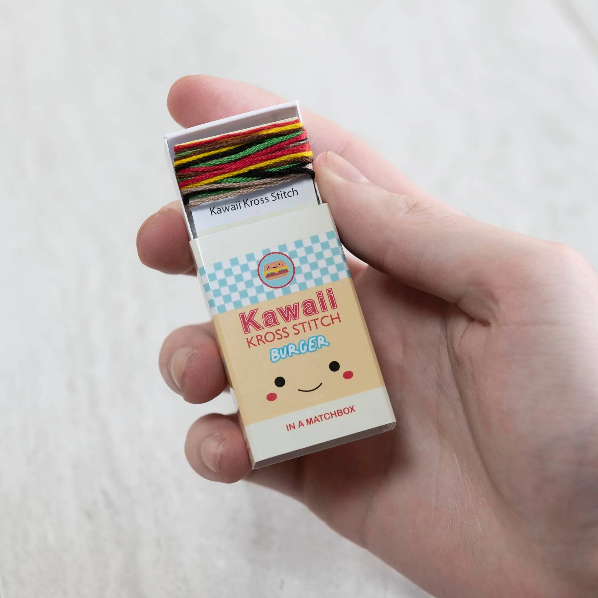 Burger Mini Cross Stitch Kit