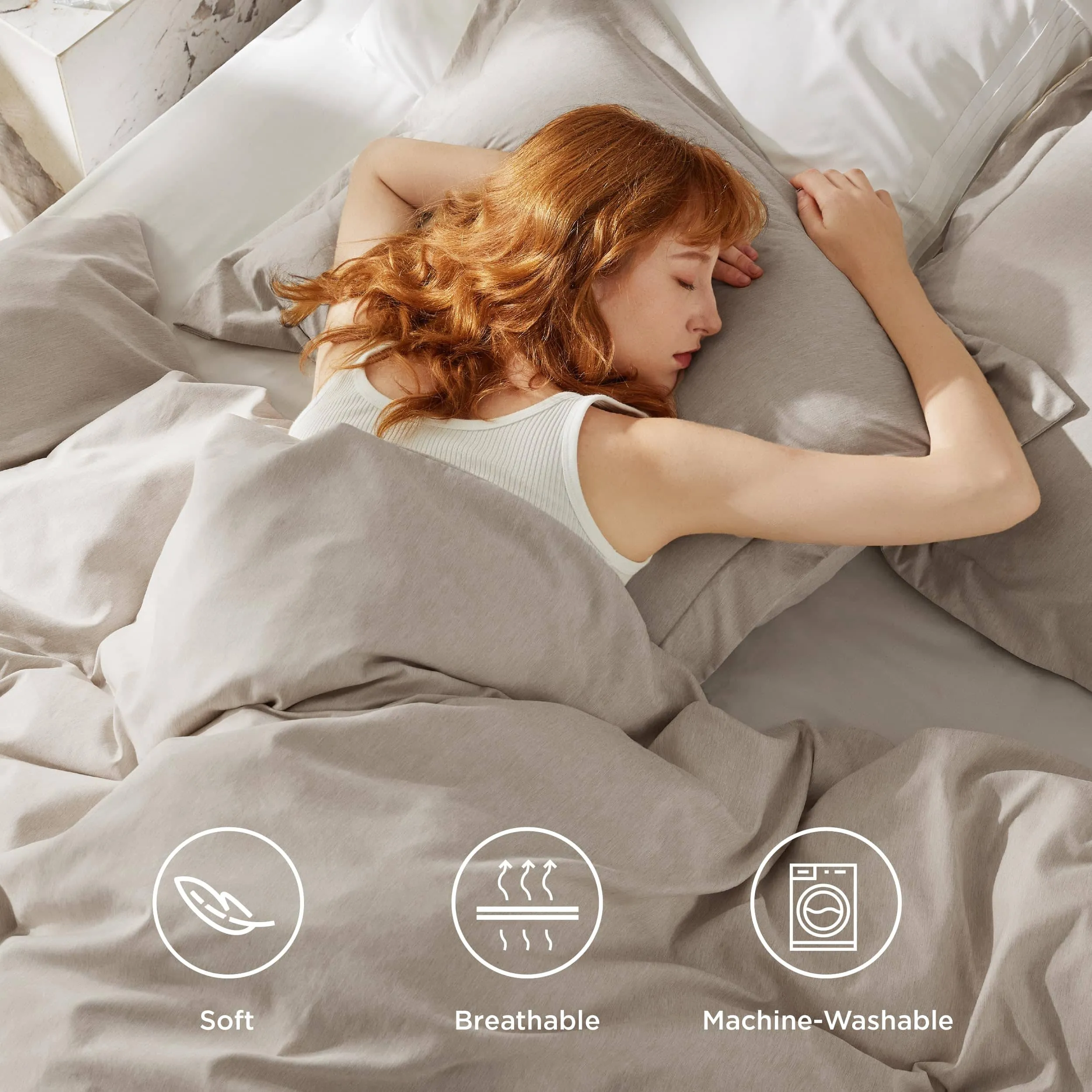 Cationic Dyed Duvet Cover Set