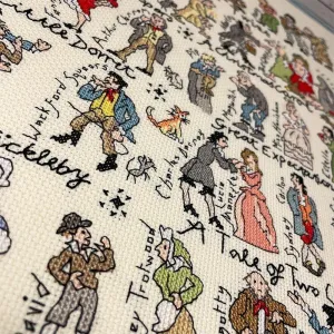 Charles Dickens Cross Stitch - Counted Cross Stitch Kit