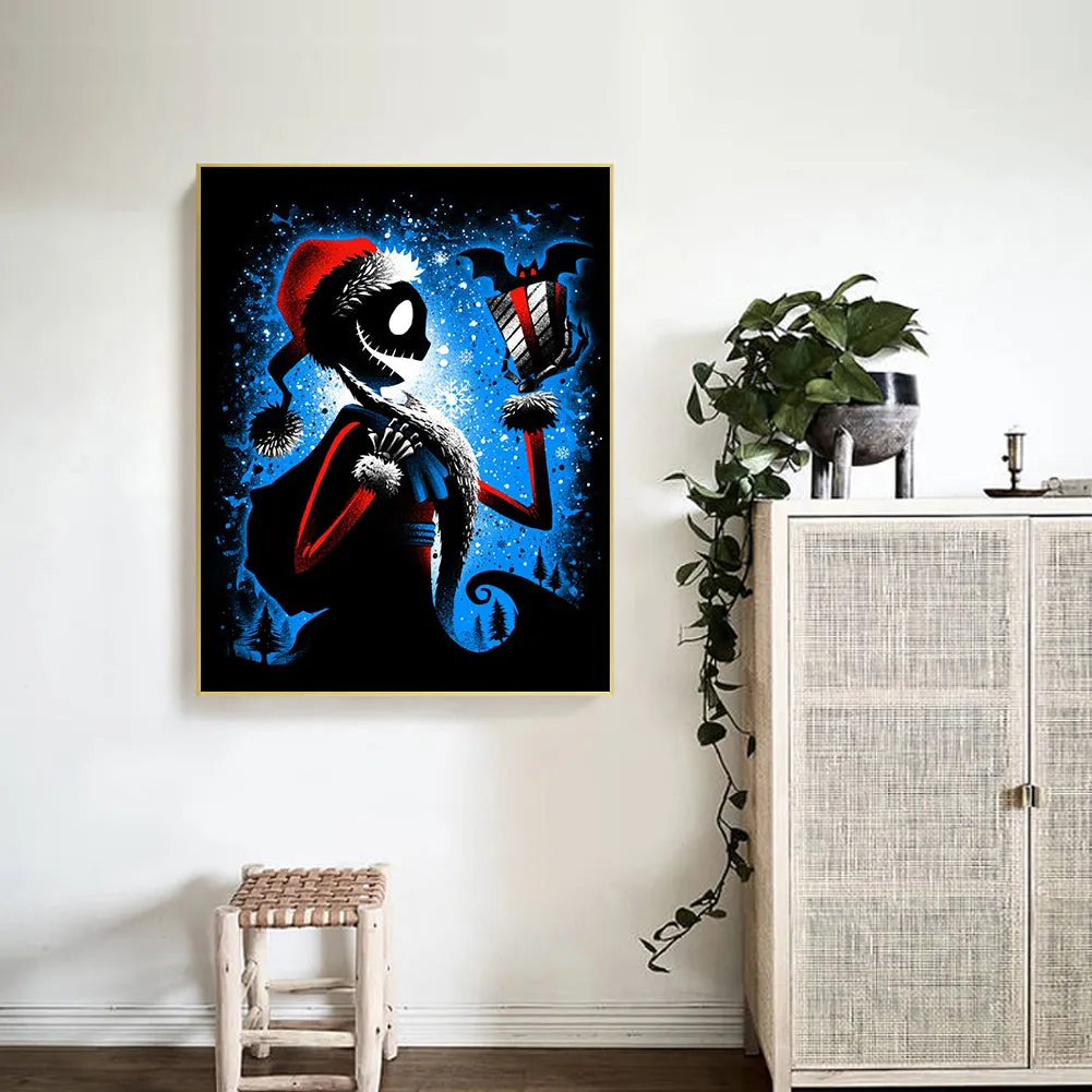 Christmas Skull - 11CT Stamped Cross Stitch Kit(40*50cm)