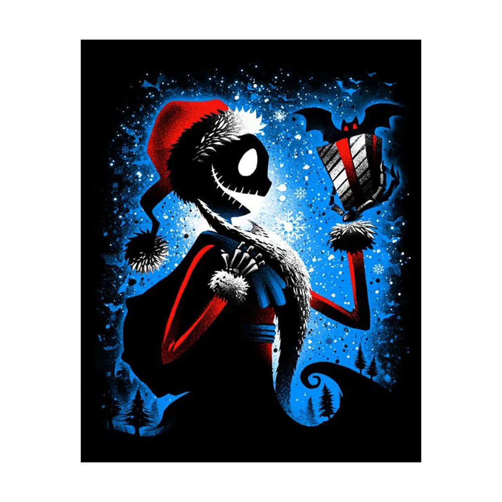 Christmas Skull - 11CT Stamped Cross Stitch Kit(40*50cm)