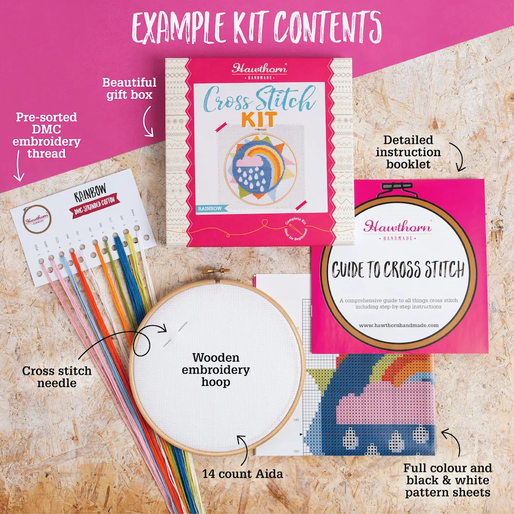 Craft Happy Cross Stitch Kit