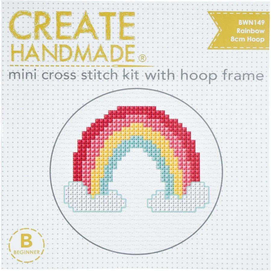 Create - Rainbow Cross Stitch Kit