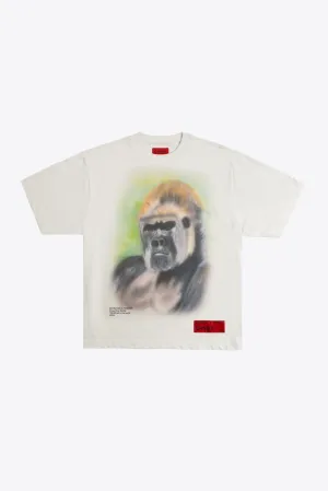 Cross River Gorilla S/S Tee (Chalk)