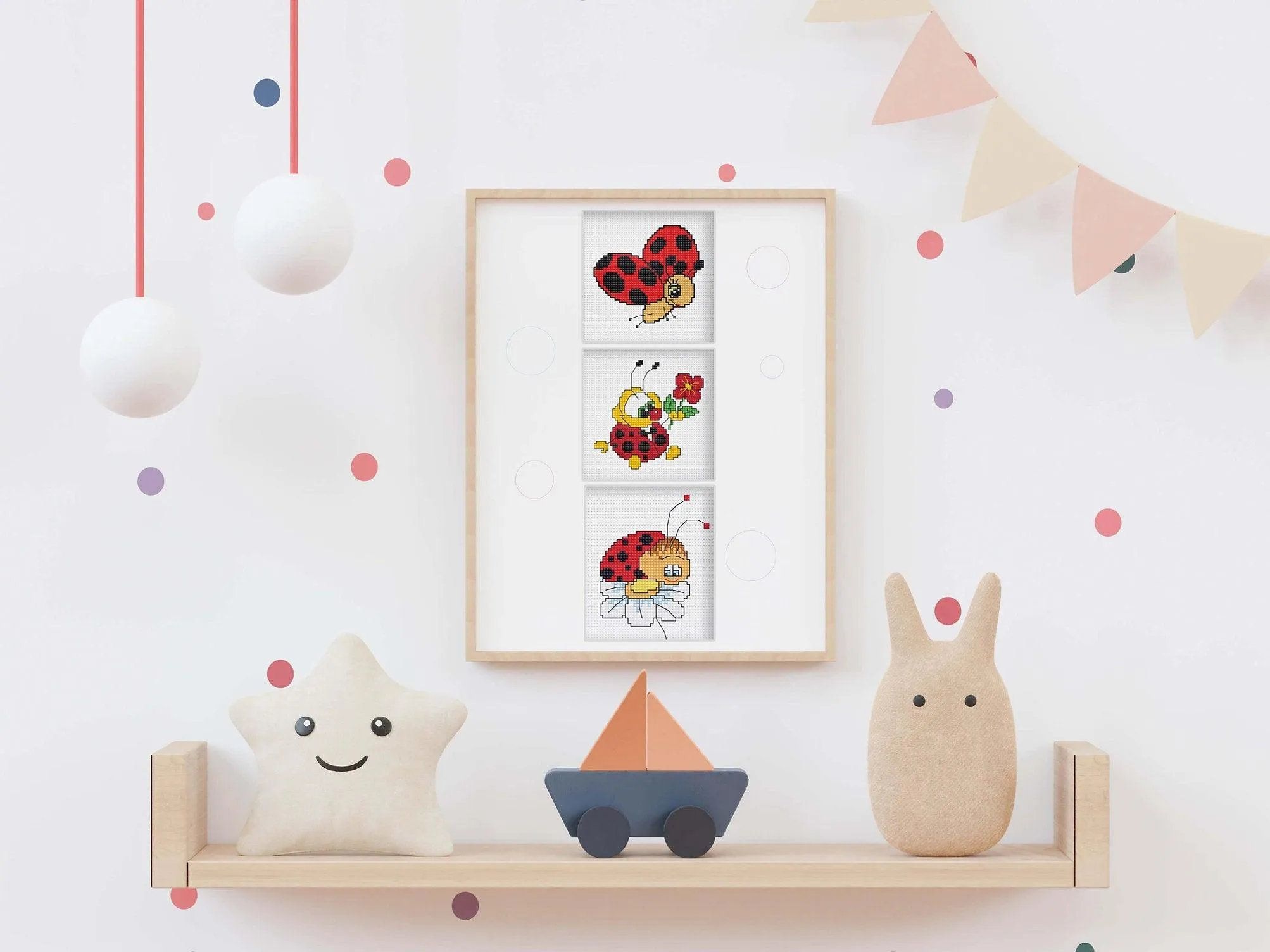 Cross Stitch Kit for Beginners -  Kids Embroidery Kit M01
