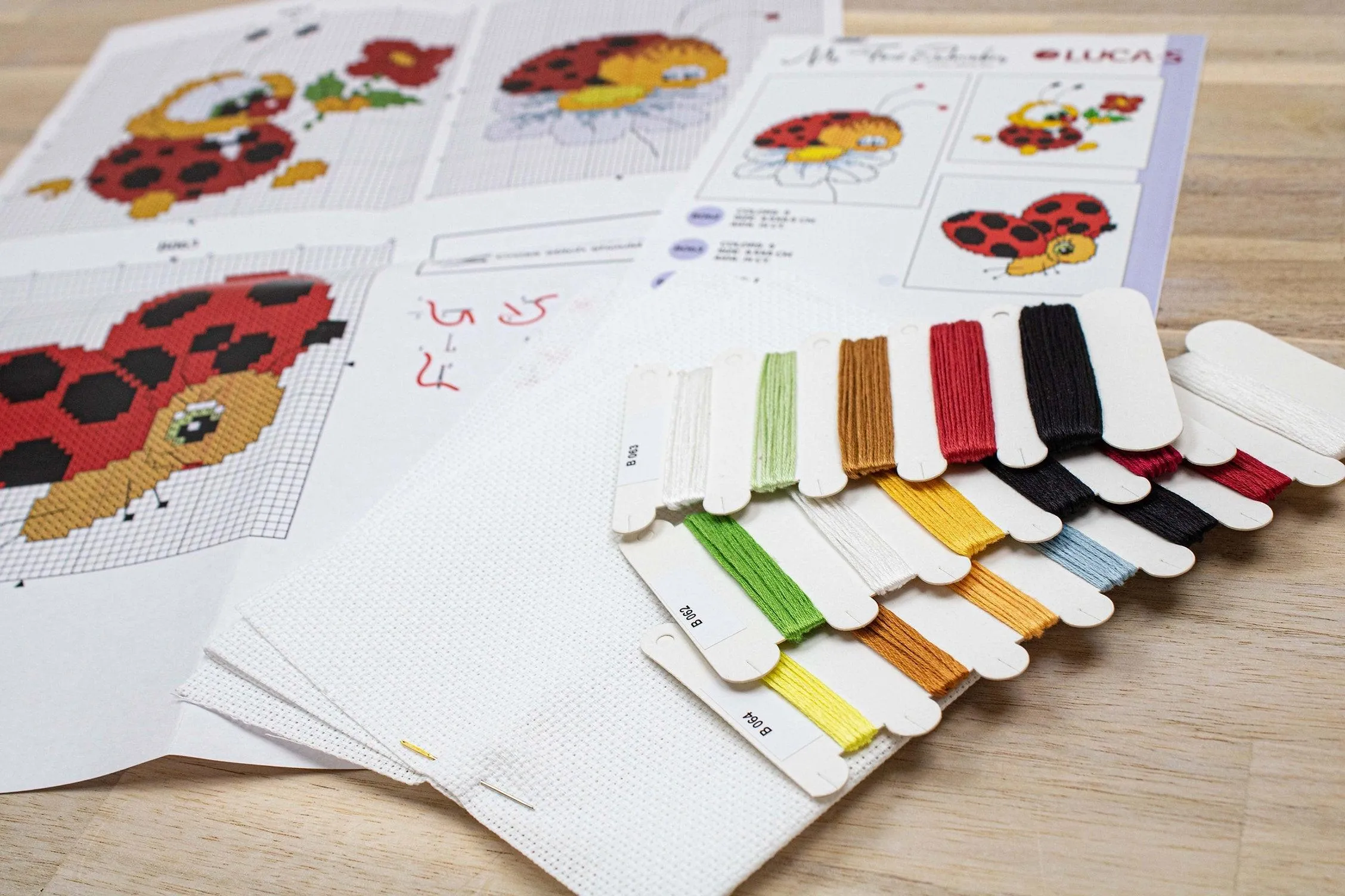 Cross Stitch Kit for Beginners -  Kids Embroidery Kit M01