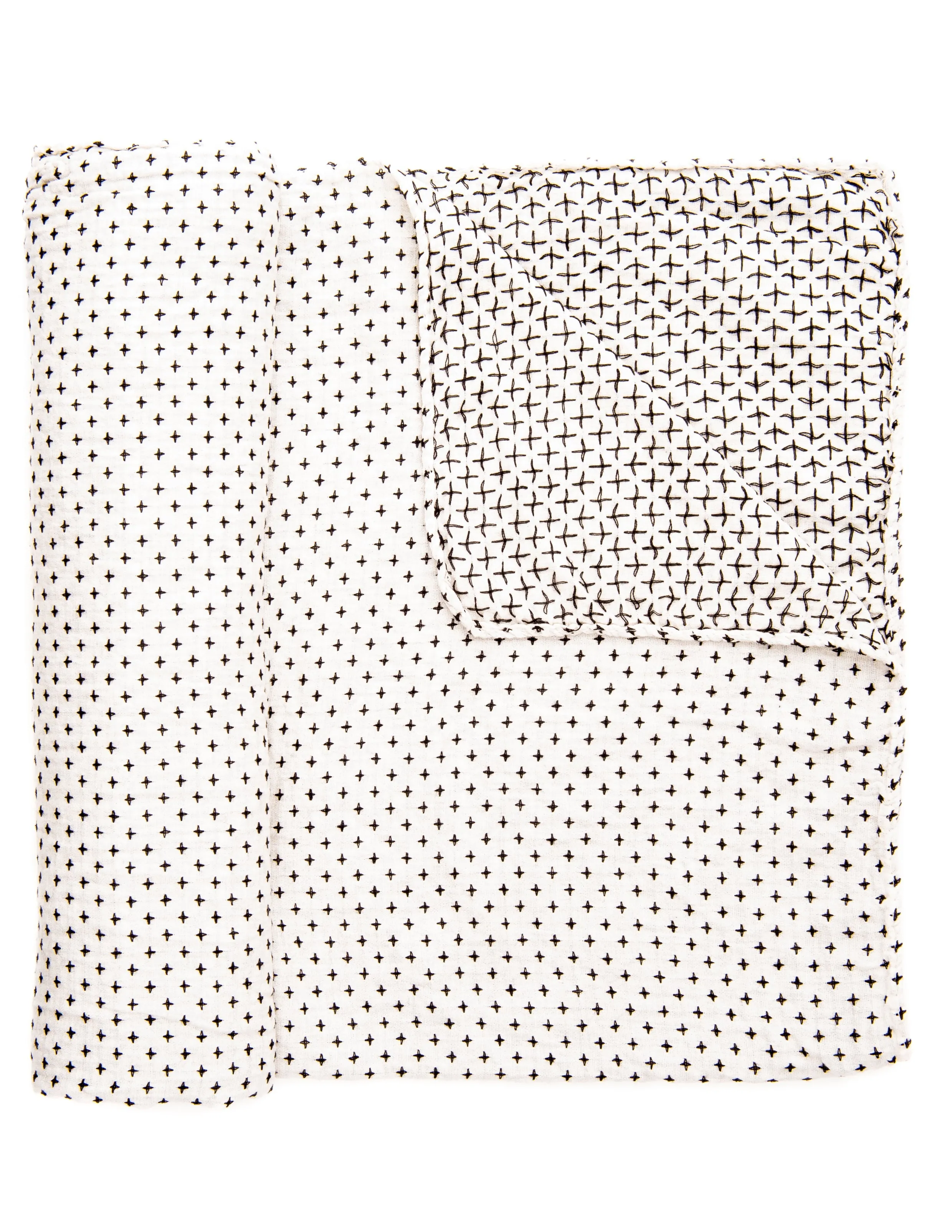 Cross-Stitch Unisex Cotton Summer Scarf
