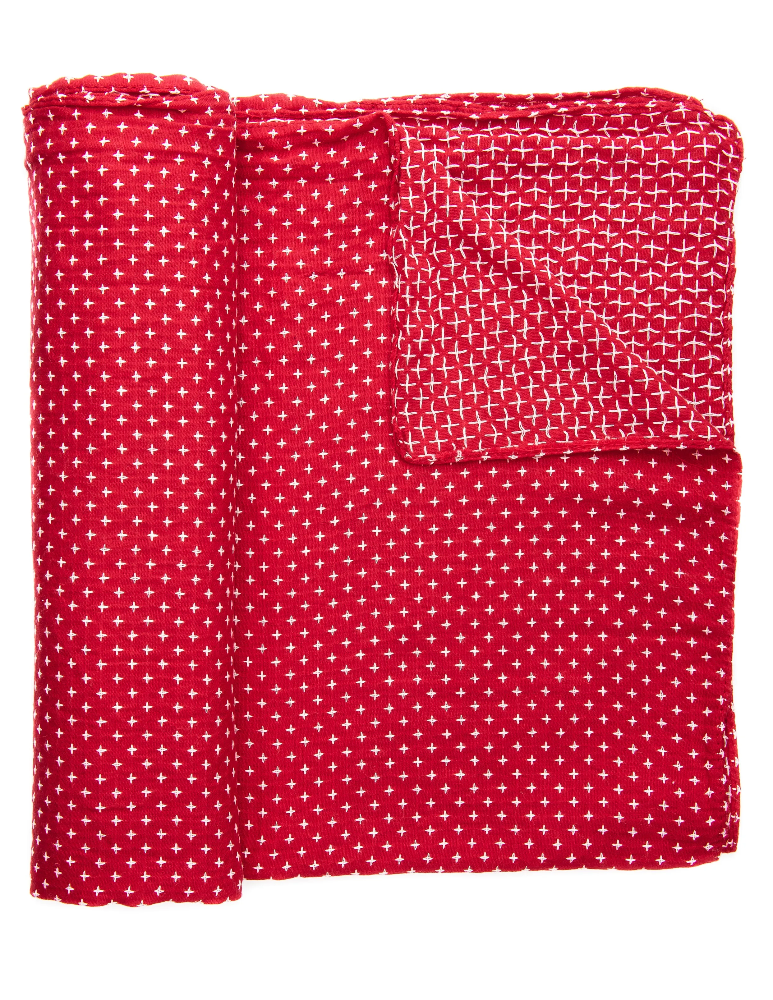 Cross-Stitch Unisex Cotton Summer Scarf