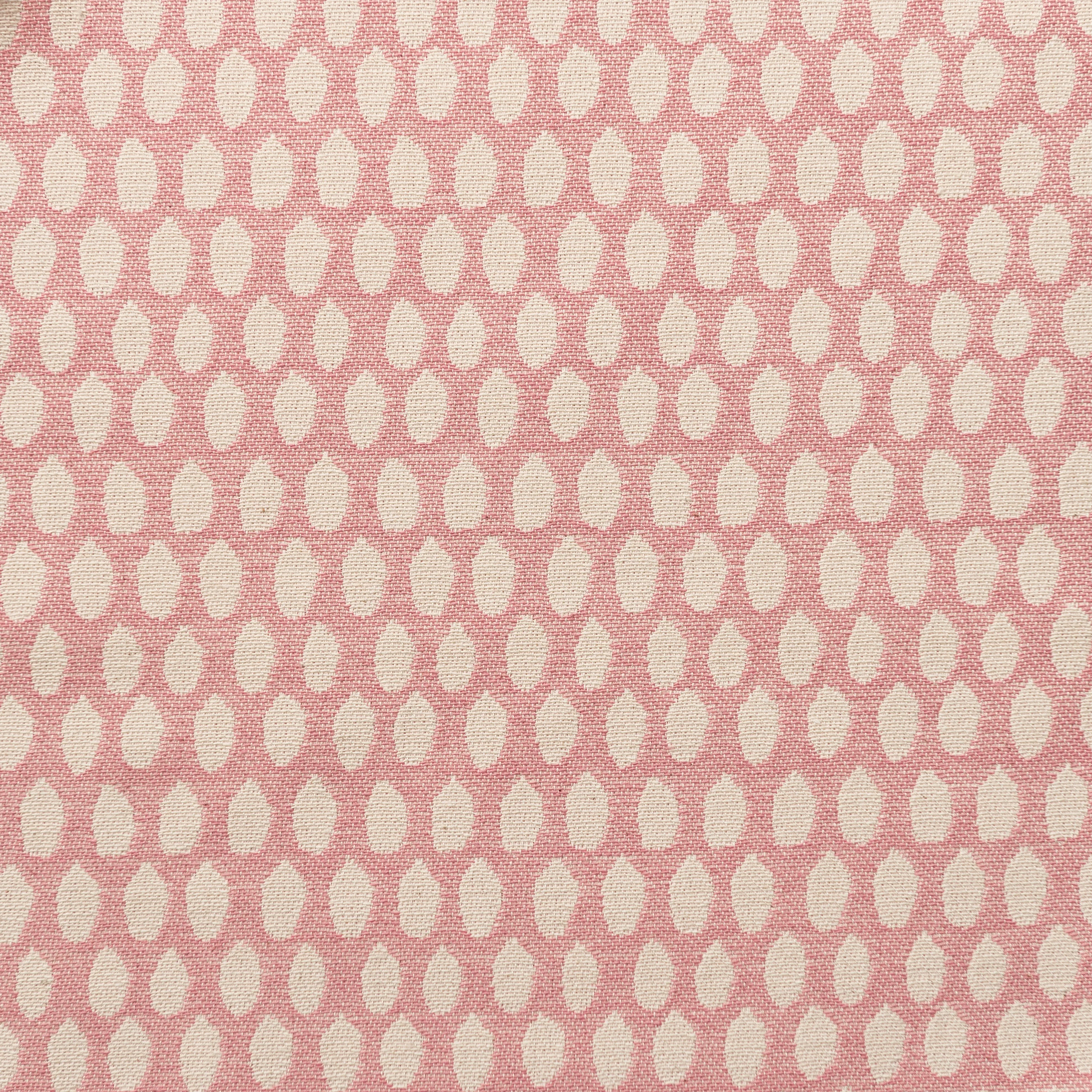 Curtain Elca Cotton Linen Spot on Rose