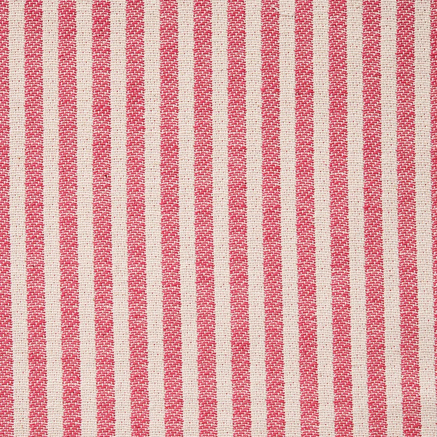 Curtain Harbour Stripe Cotton Radish