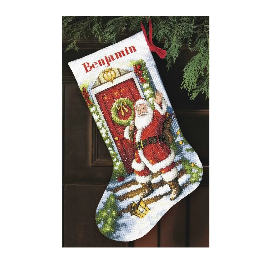 Dimensions Gold Collection Welcome Santa Stocking Kit