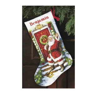 Dimensions Gold Collection Welcome Santa Stocking Kit