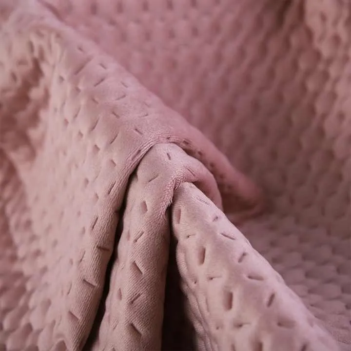 Dutch Velvet Ultrasonic Embossed Cross-قماش مخملي هولندي