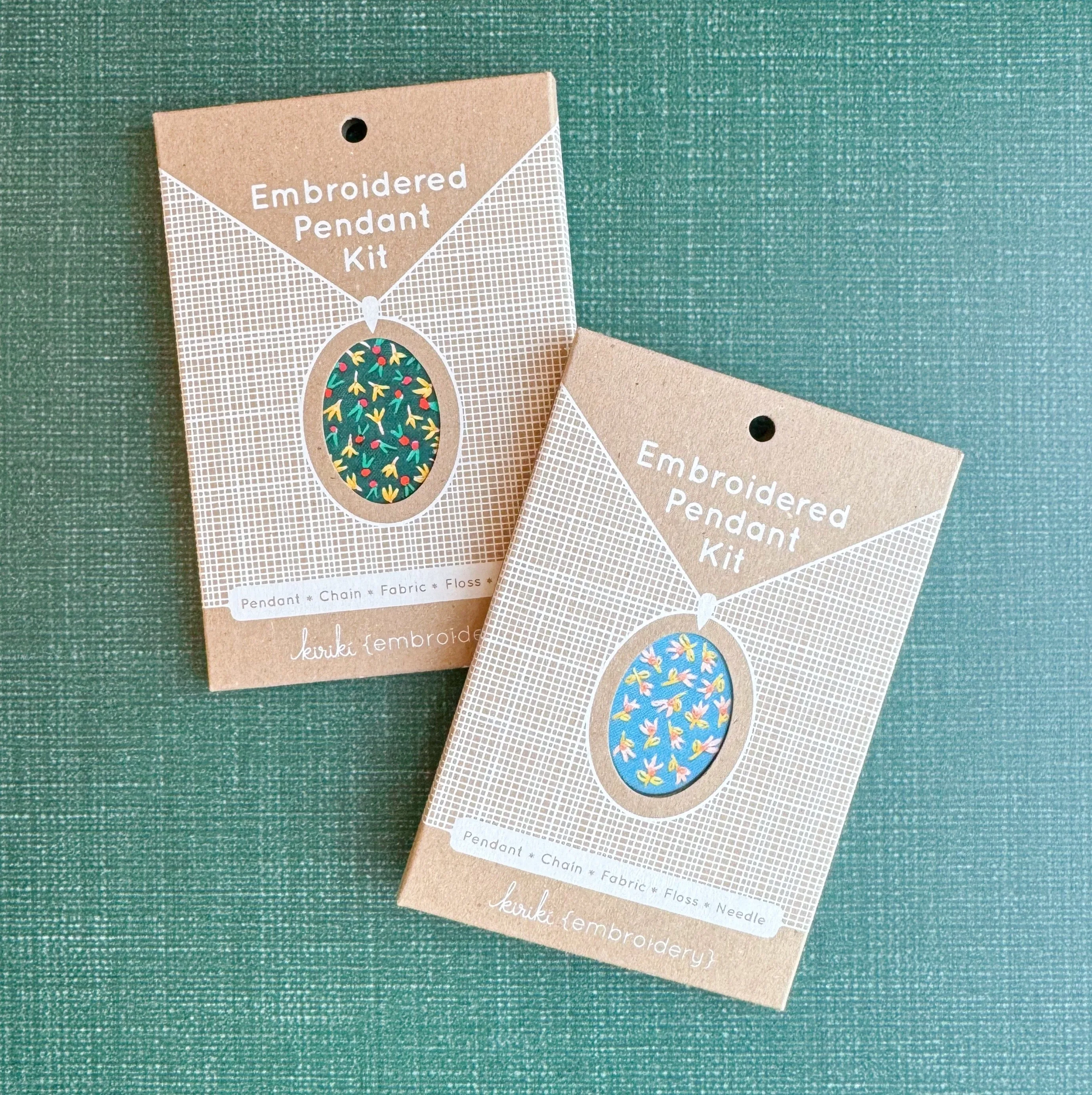 Embroidery Pendant Kit: Fruity | Beginner