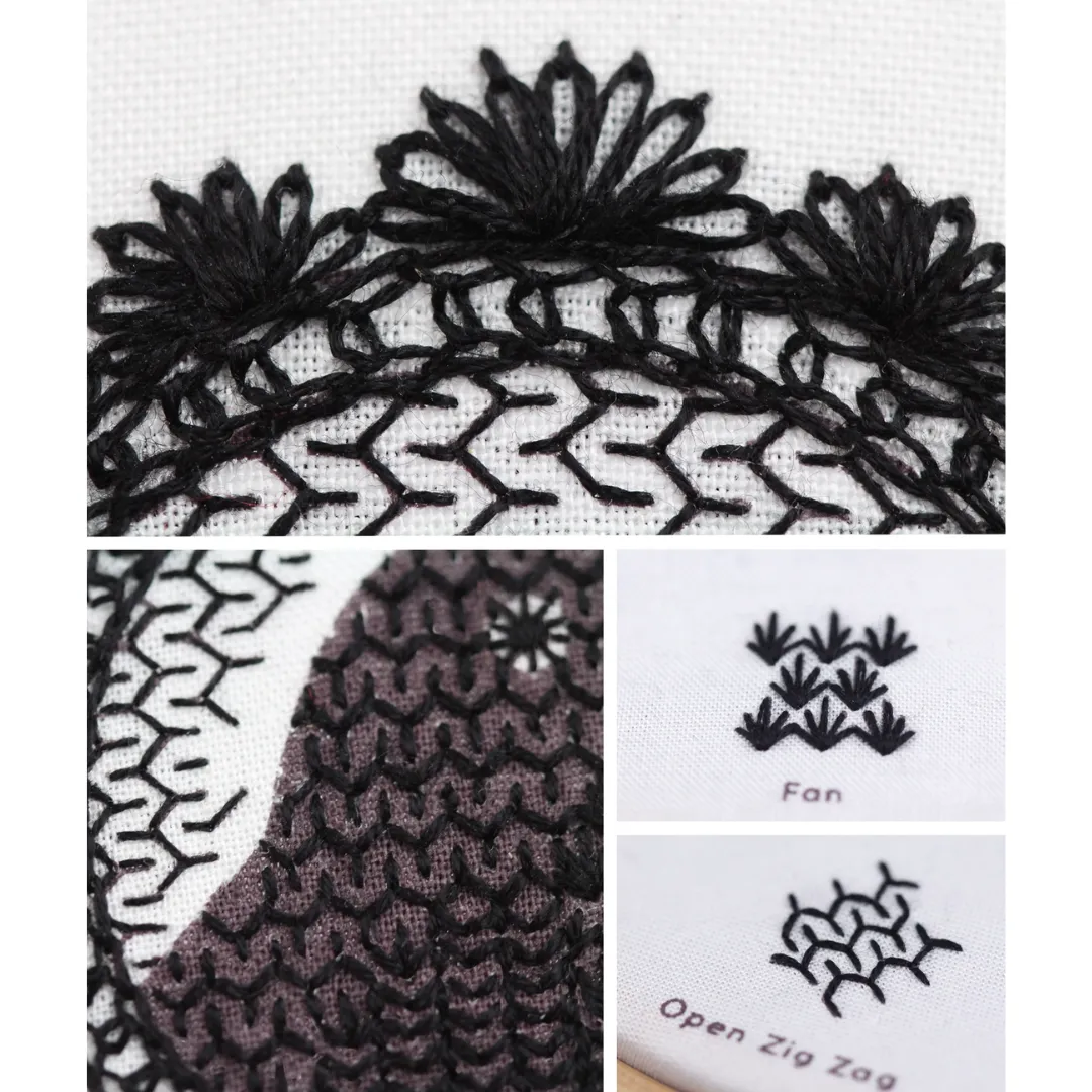 Embroidery Sampler Kit: Crow