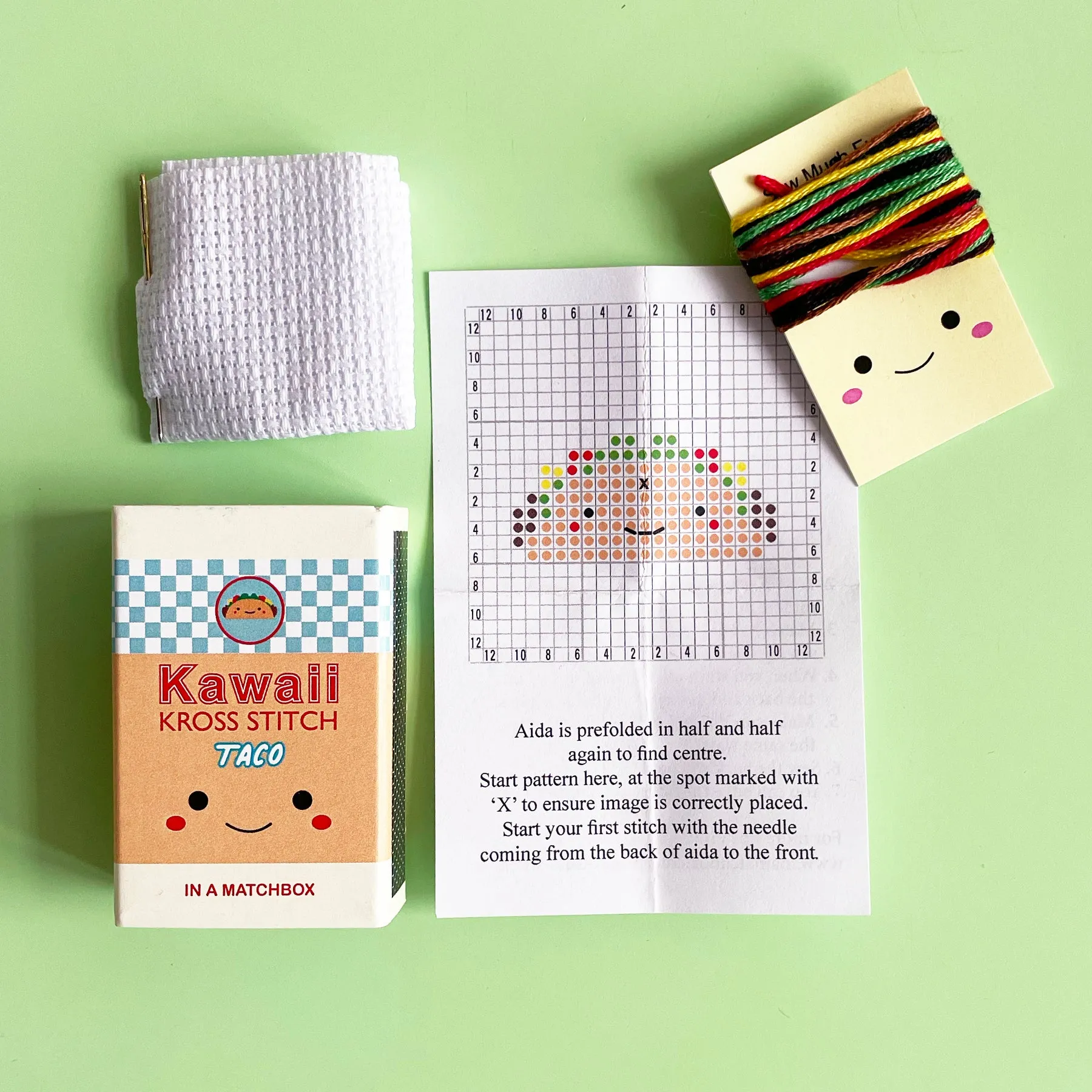 Fast Food Mini Cross Stitch Kit