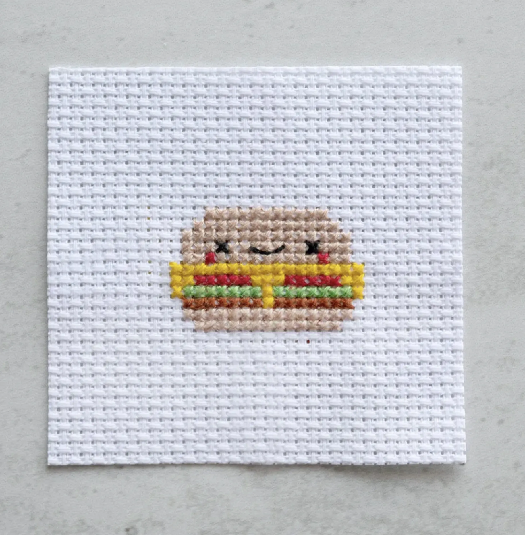 Fast Food Mini Cross Stitch Kit