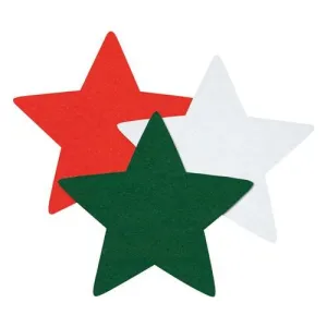 Felt Christmas Stars 60 Pieces