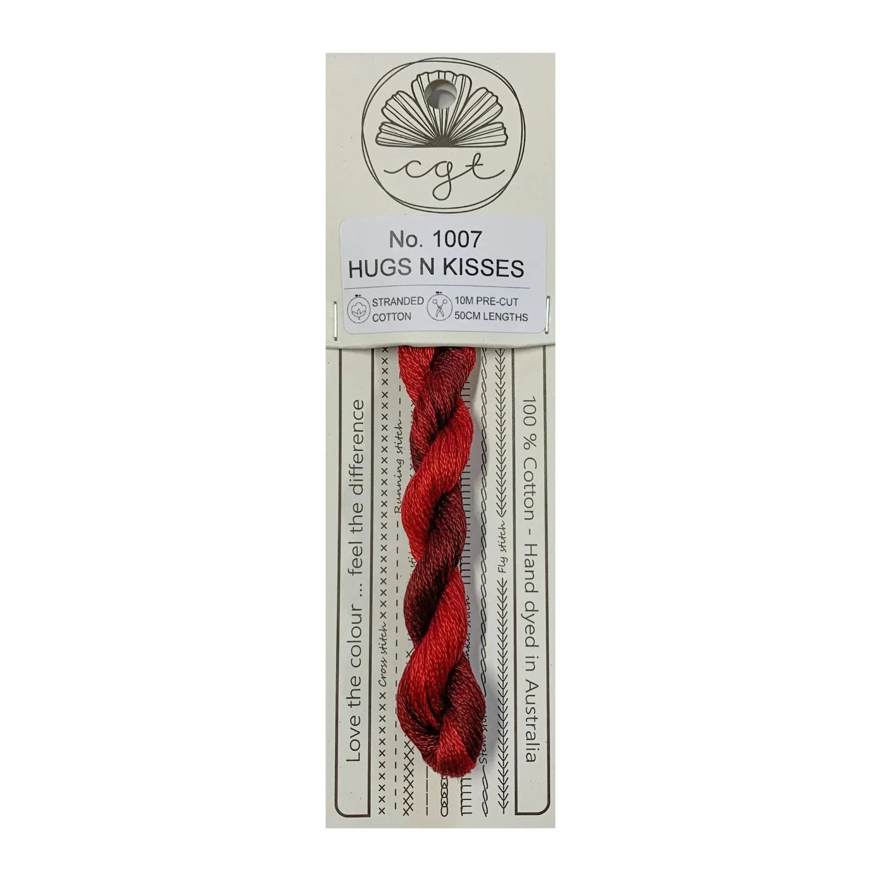 Hugs N Kisses No. 1007 - Cottage Garden Threads