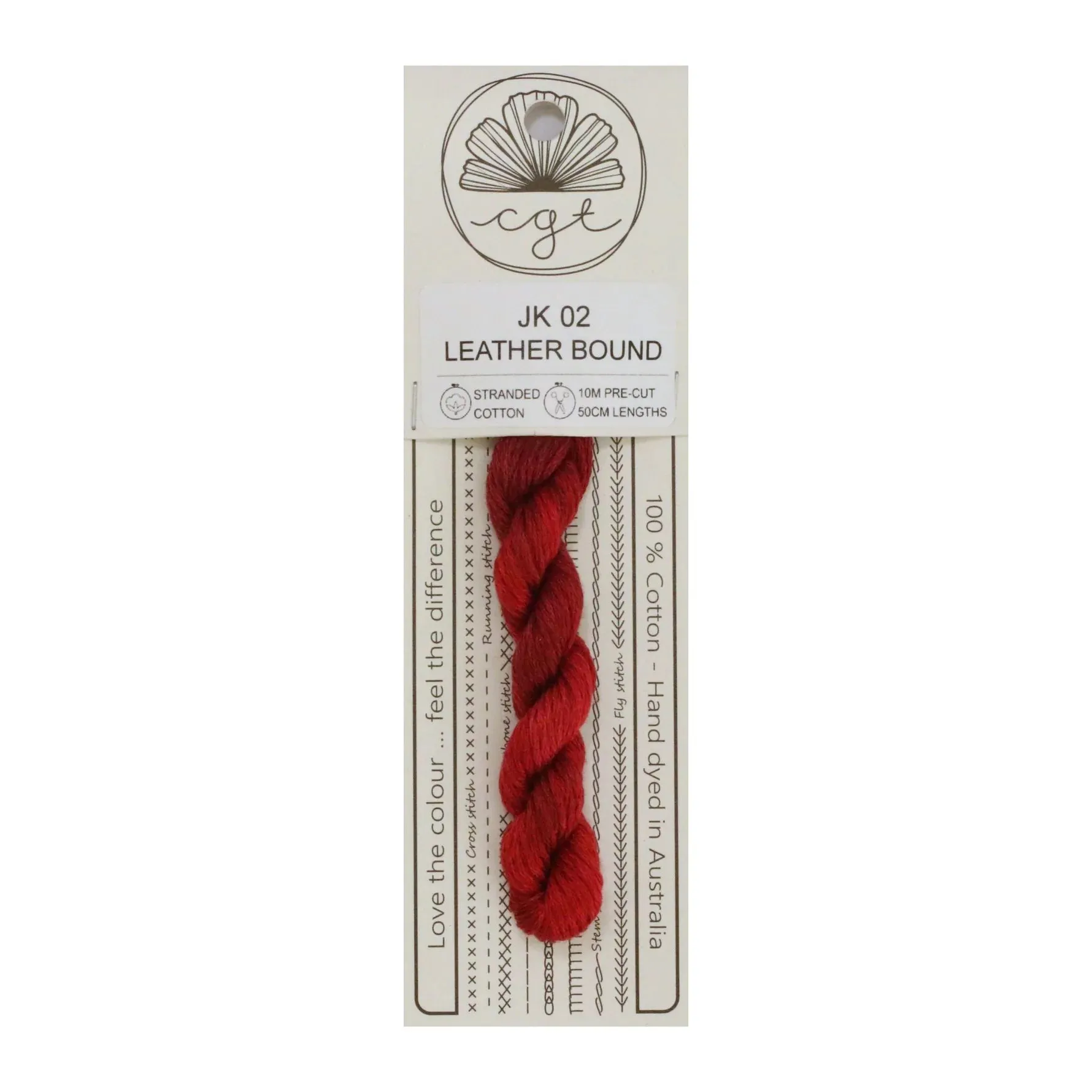 Leather Bound JK 02 - Cottage Garden Threads
