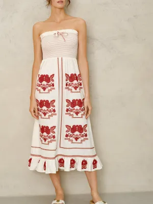 Mabe Carmi Emb S/Dress