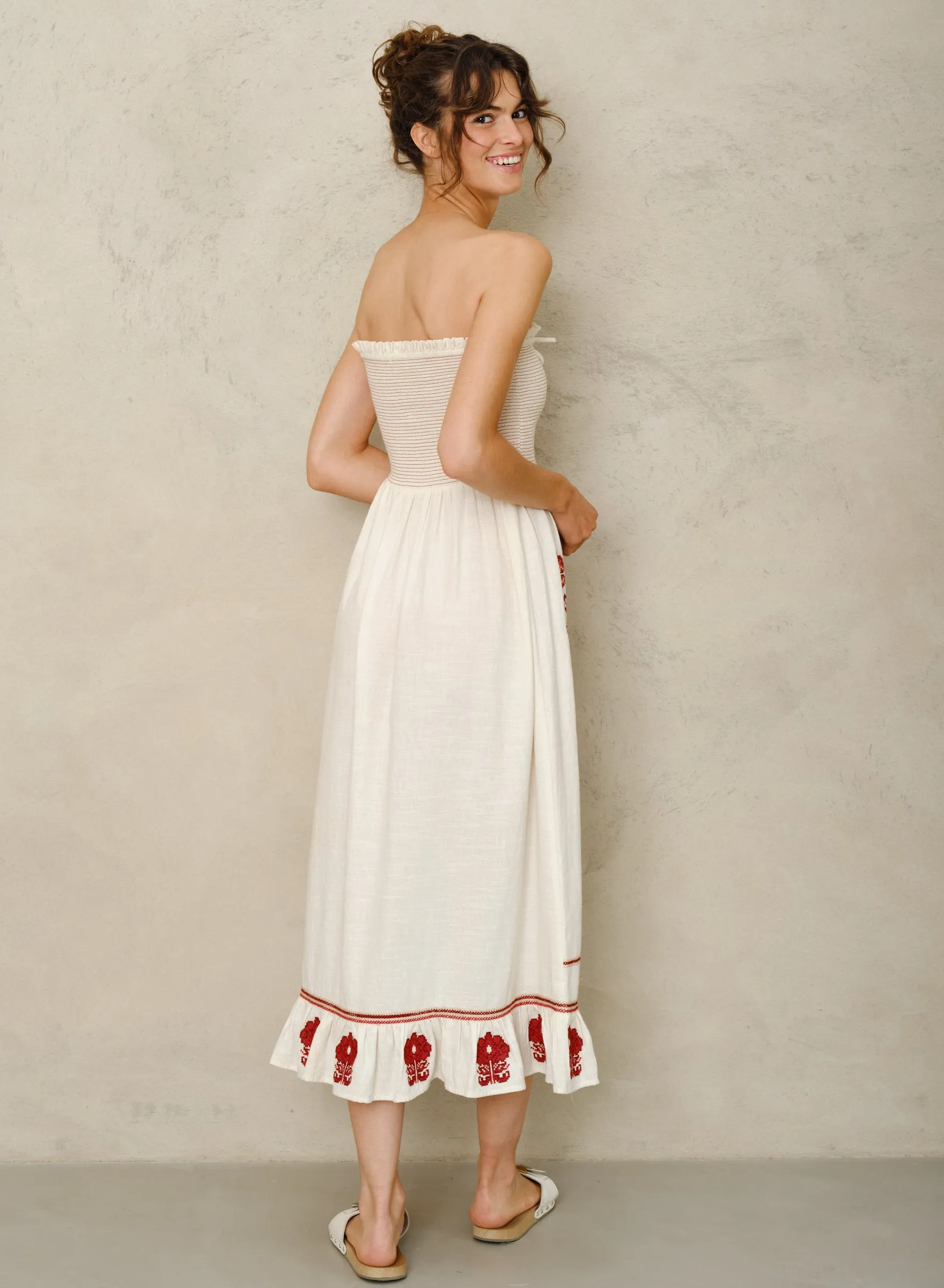 Mabe Carmi Emb S/Dress