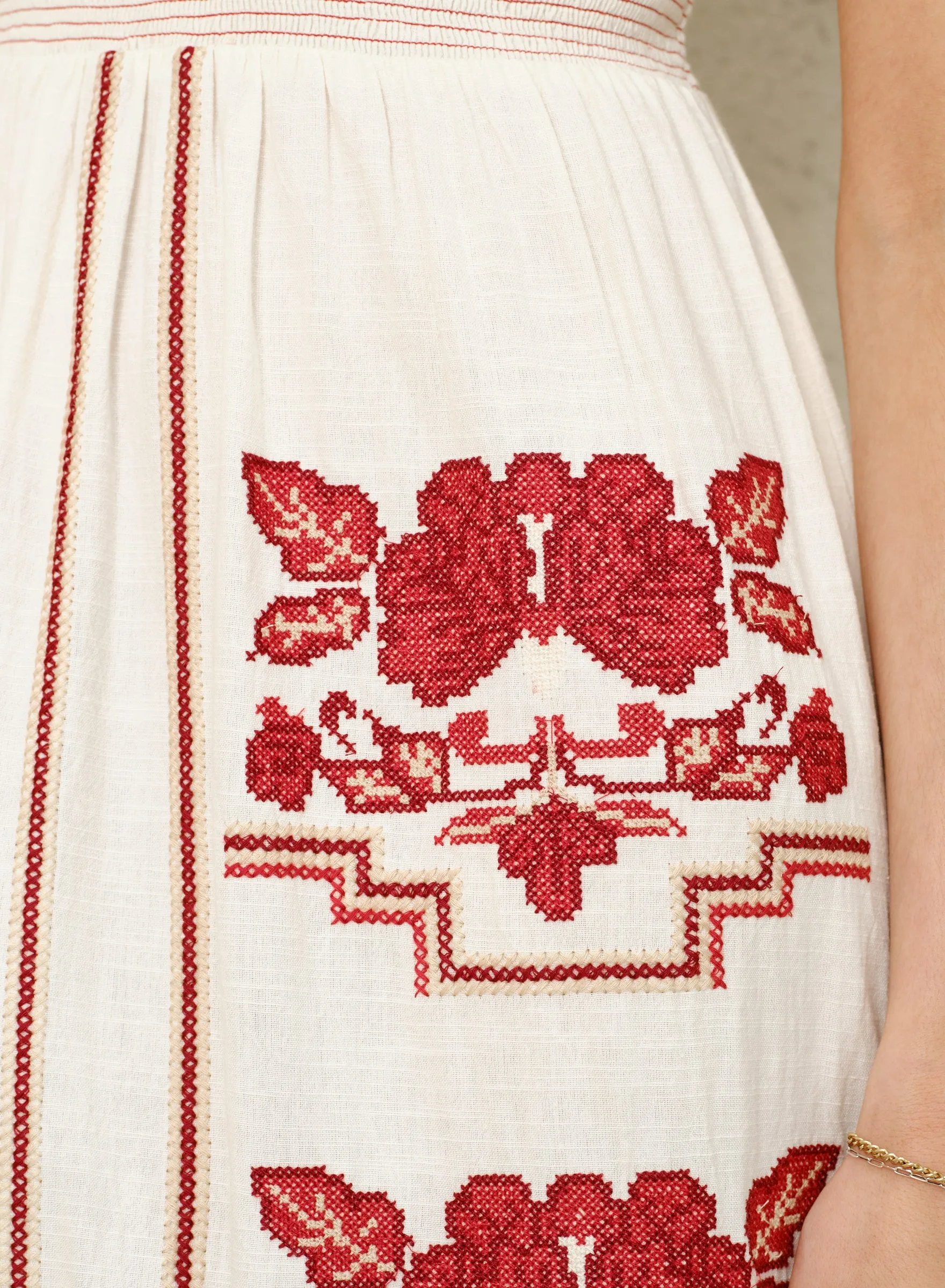 Mabe Carmi Emb S/Dress