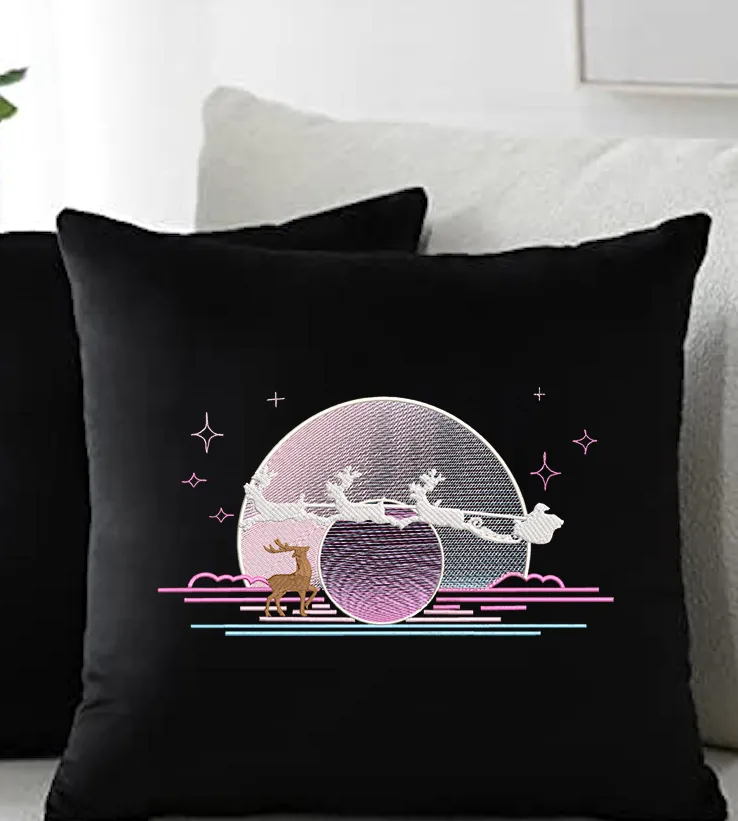 Magical Winter Landscape: Embroidery Design
