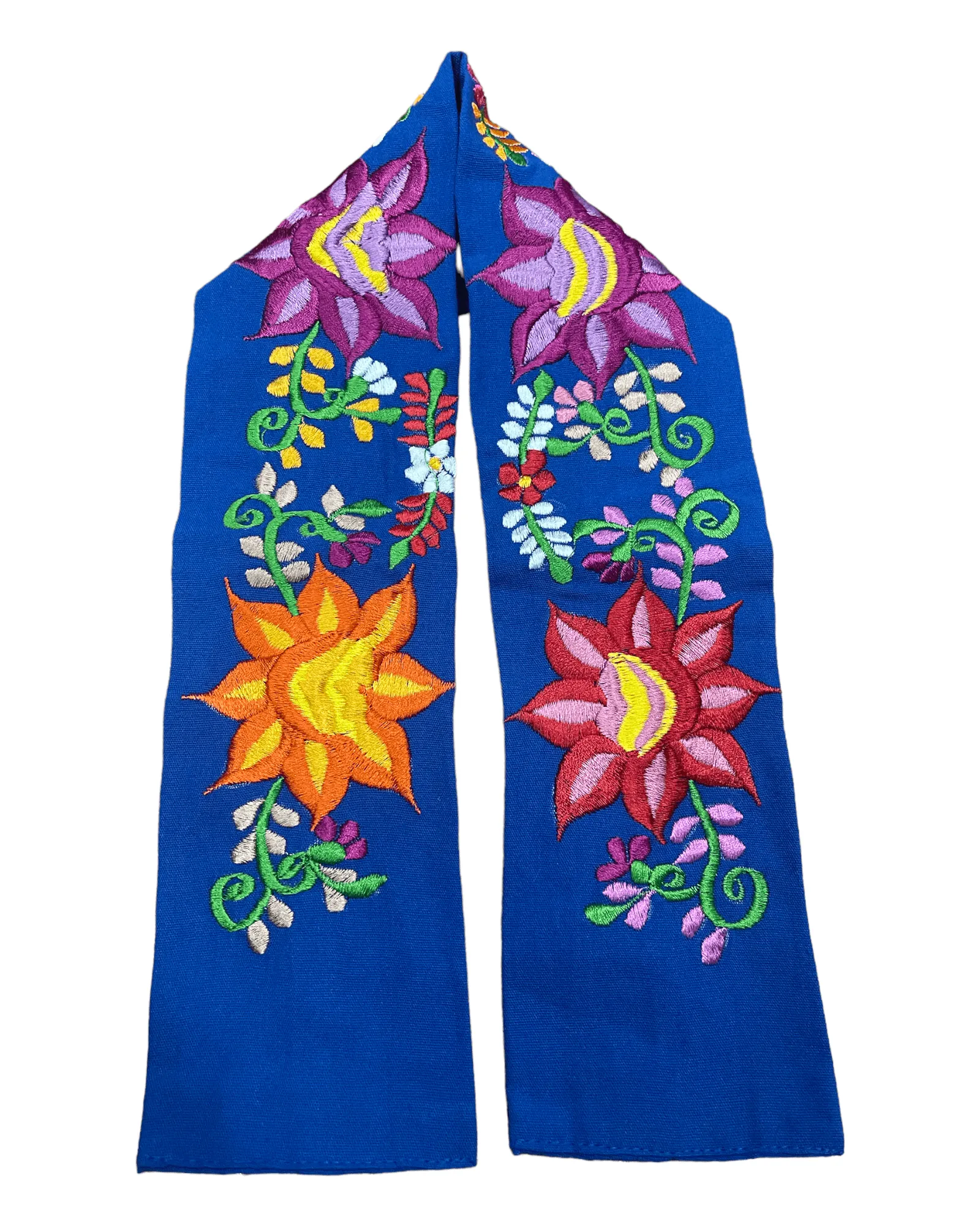 Mexican Floral Embroidered Belt