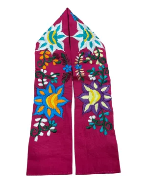 Mexican Floral Embroidered Belt