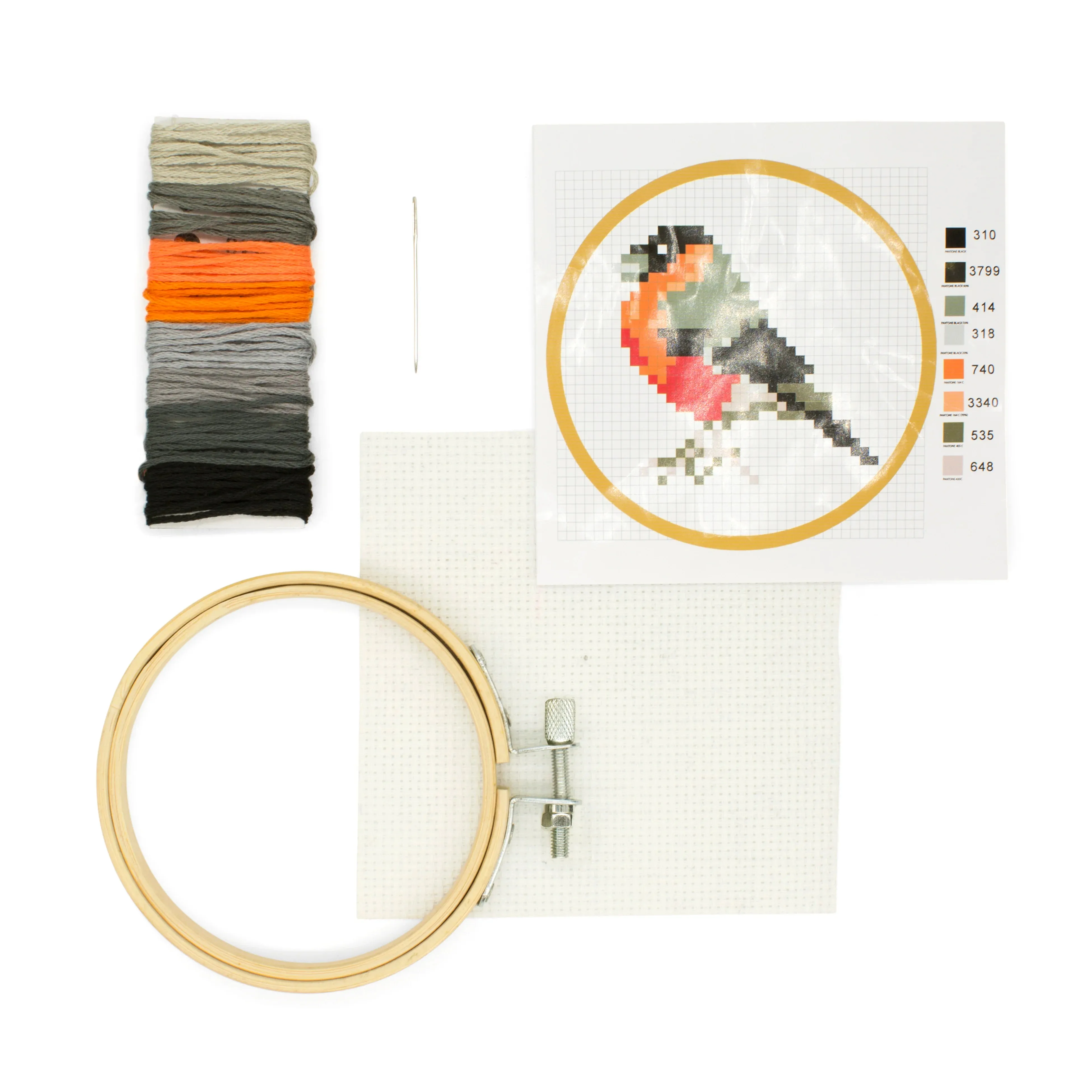 Mini Cross Stitch Embroidery Kit (Bird)