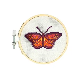Mini Cross Stitch Embroidery Kit (Butterfly)