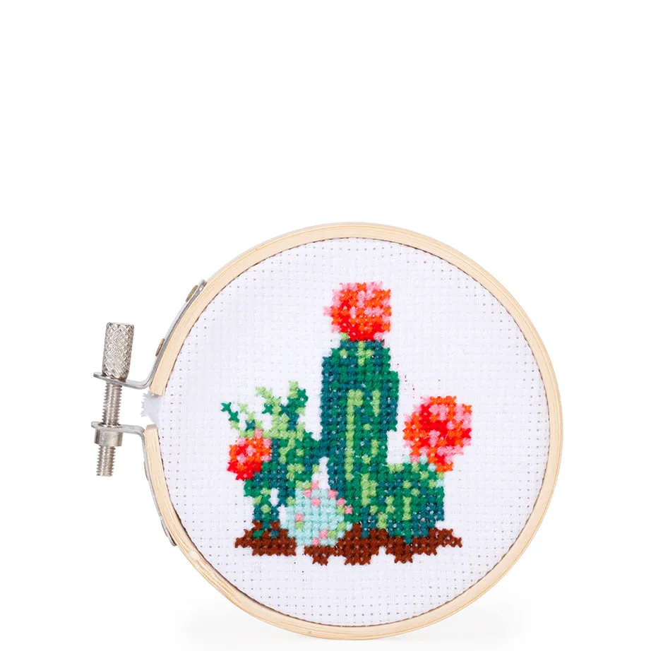 Compact DIY Mini Cross Stitch Embroidery Kits for Beginners