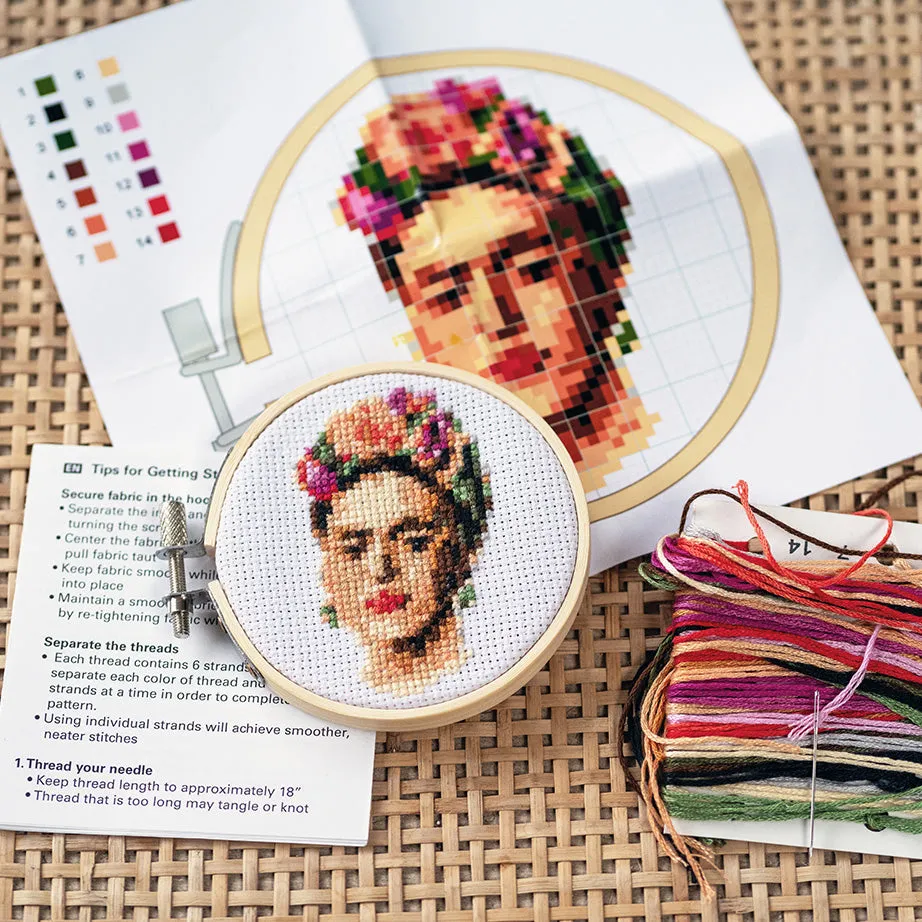 Compact DIY Mini Cross Stitch Embroidery Kits for Beginners